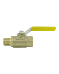 VALVE, BALL, 1/2" NPTF-M, 600 PSI, BRASS