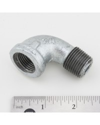 ELBOW, STREET, 90 DEG,1/2 NPTF,SCH 40, GALV.