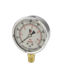 GAUGE, 2-1/2 DIA.ABS CASE 160 PSI, 1/4 NPTM BOTTOM