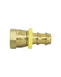 FITTING,HOSE,1/2JIC SWVLx1/2 PUSH-LOK, BRASS