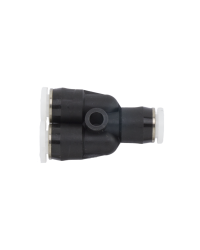 FITTING, PUSH-IN, Y UNION 5/32 TUBE, PLASTIC; PIS