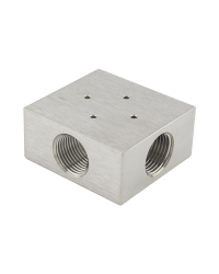 FITTING, CROSS, 60 KSI 3/8 BODY ONLY, SS