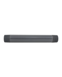 NIPPLE, PVC, 3/4 MNPT X 7" LG, SCH 80