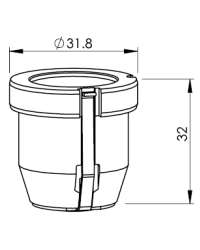 TR-CERAMIC NOZZLE HOLDER .