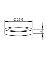 BY-CERAMIC INSULATING DISC NEW VERSION