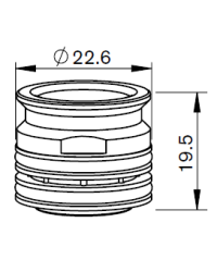 AM-NOZZLE ADAPTOR WITH 8 HOLES