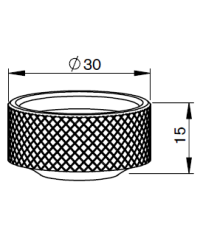 AM-MB-NOZZLE NUT SHORT