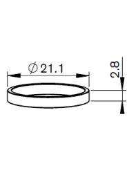 AM-PTFE COLLAR FOR WACS - 10 pack