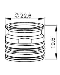 AM-NOZZLE ADAPTOR WITH  12 HOLES