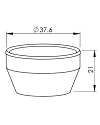 TR-PTFE COVER - WHITE