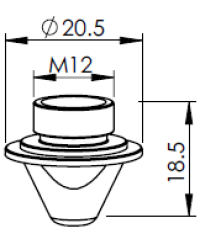 AM-NOZZLE 1.5 LARGE FLANGE