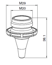 TK-NOZZLE INNER, 1.5 MM