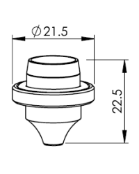 MB-NOZZLE 1.4 W/o-ring