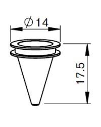 TR-HASS®  YAG NOZZLE 1.2  W/O-RING